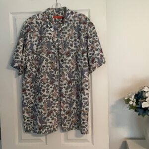 Tori Richard - tropical print short sleeved shirt